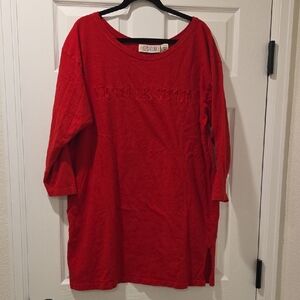 Vintage Victoria's Secret Cotton Tee Shirt Nightgown